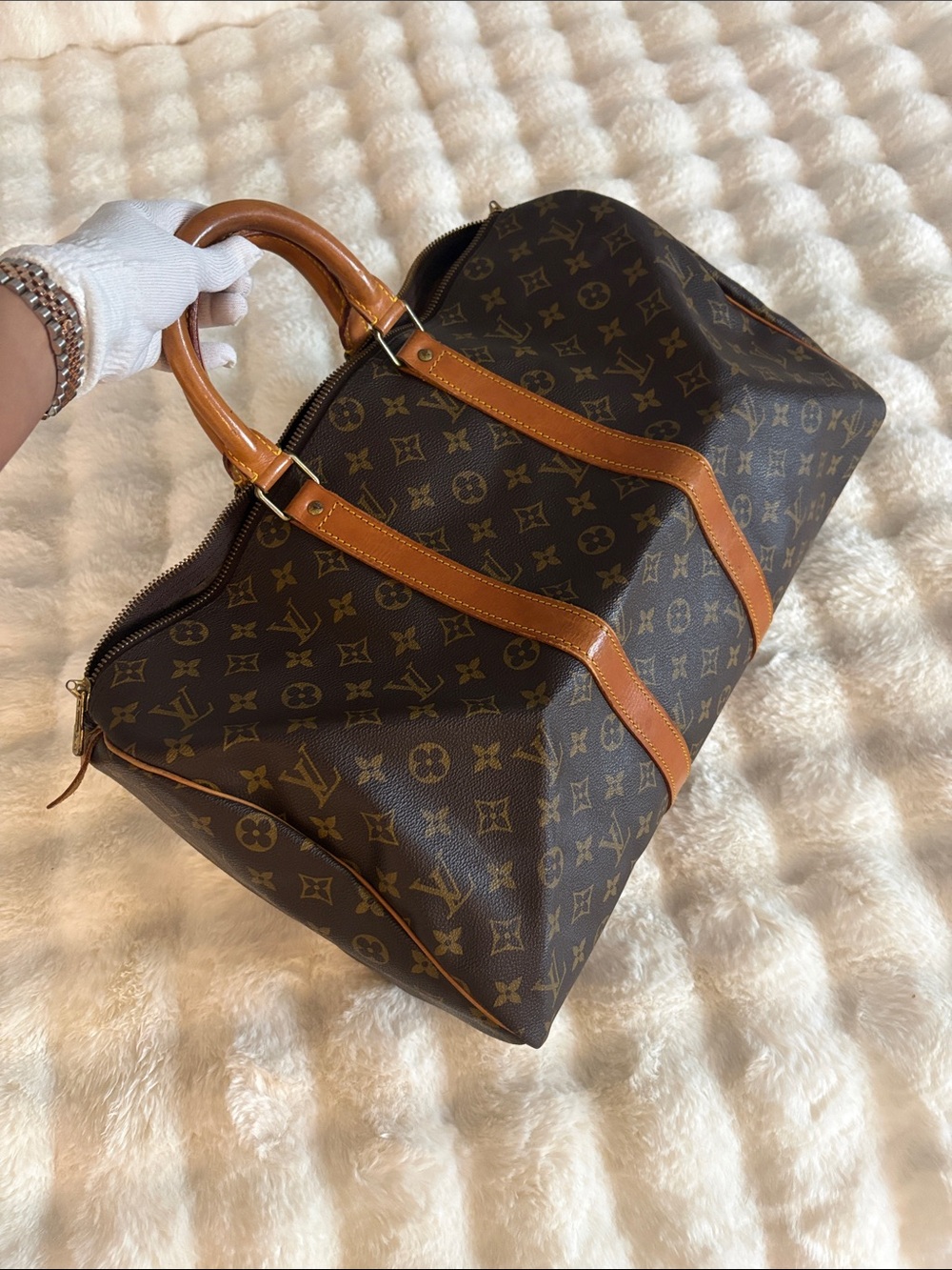 Vintage Louis Vuitton Monogram Keepall 45 Travel Duffle - Picture 3 of 17